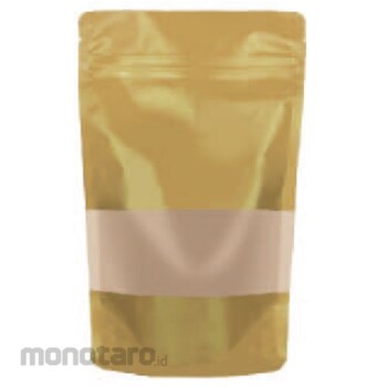 Beli Delkochoice Standing Pouch Ziplock Matte Color Window Gold 14x22cm 1dus 2600pcs monotaro.id
